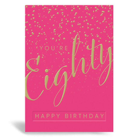 6pk Cards C50 Birthday Age 80 - Tiger Feet Ireland