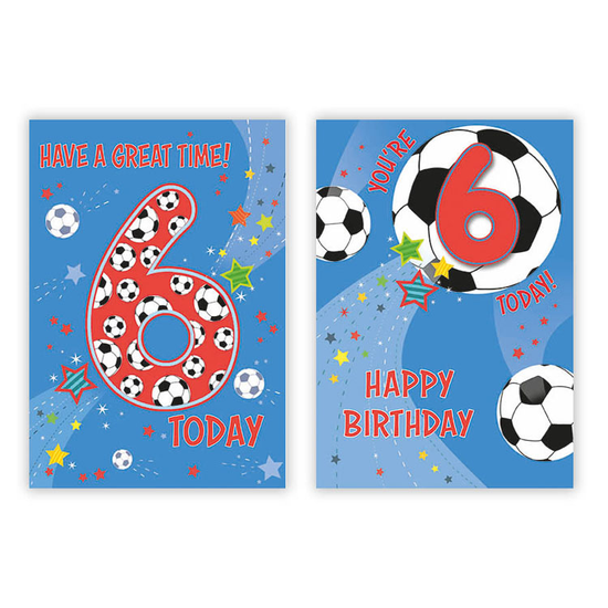 Poppyhill 12 Pack Cards C50 Kids Birthday Age 6