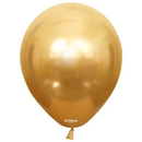 50ct Latex Balloon 12" Mirror Gold Kalisan - Tiger Feet Ireland