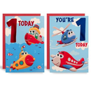 12pk Cards C50 Birthday Age 1 - Tiger Feet Ireland
