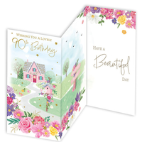 6pk Cards C55 Birthday Age 90 - Tiger Feet Ireland