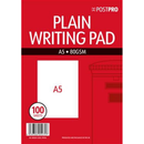 12pk Plain Writing Pad 100 Sheets BGC - Tiger Feet Ireland