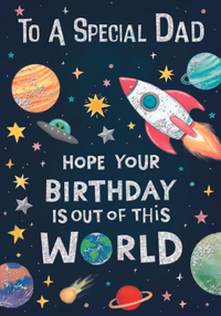6pk Cards C90 Birthday Dad - Tiger Feet Ireland