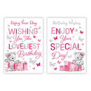 12pk Cards C50 Birthday Open - Tiger Feet Ireland