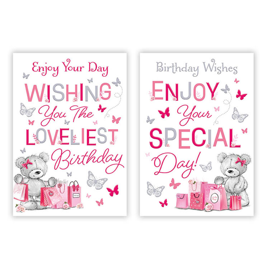 Poppyhill 12 Pack Cards C50 Birthday Open