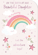 6pk Cards C90 Birth Of Our Daughter - Tiger Feet Ireland