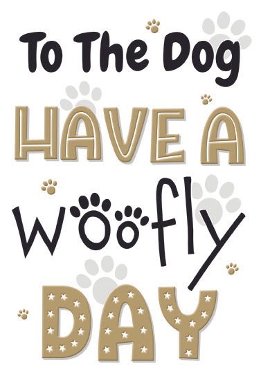 6pk Cards C50 To The Dog - Tiger Feet Ireland