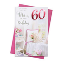 6pk Cards C75 Birthday Age 60 Mum - Tiger Feet Ireland