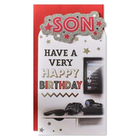 6pk Cards C55 Birthday Son - Tiger Feet Ireland