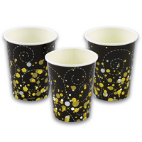 8ct Paper Cups 9oz Sparkling Fizz - Tiger Feet Ireland