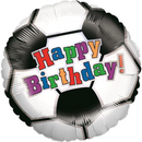 Foil Balloon 18" Birthday Soccer Ball - Tiger Feet Ireland