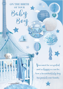 6pk Cards C90 Birth Congratulations - Tiger Feet Ireland