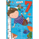 6pk Cards C50 Birthday Age 7 - Tiger Feet Ireland