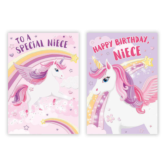 Poppyhill 12 Pack Cards C50 Birthday Niece