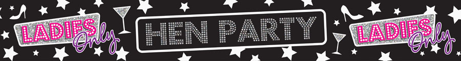 6pk Banners Hen Party - Tiger Feet Ireland