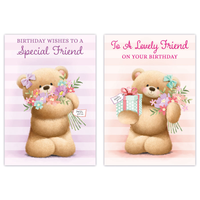 12pk Cards C50 Birthday Friend - Tiger Feet Ireland