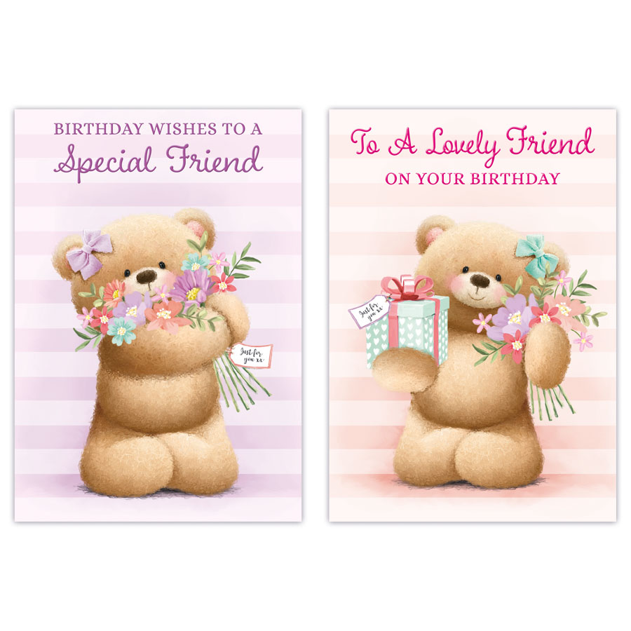 12pk Cards C50 Birthday Friend - Tiger Feet Ireland