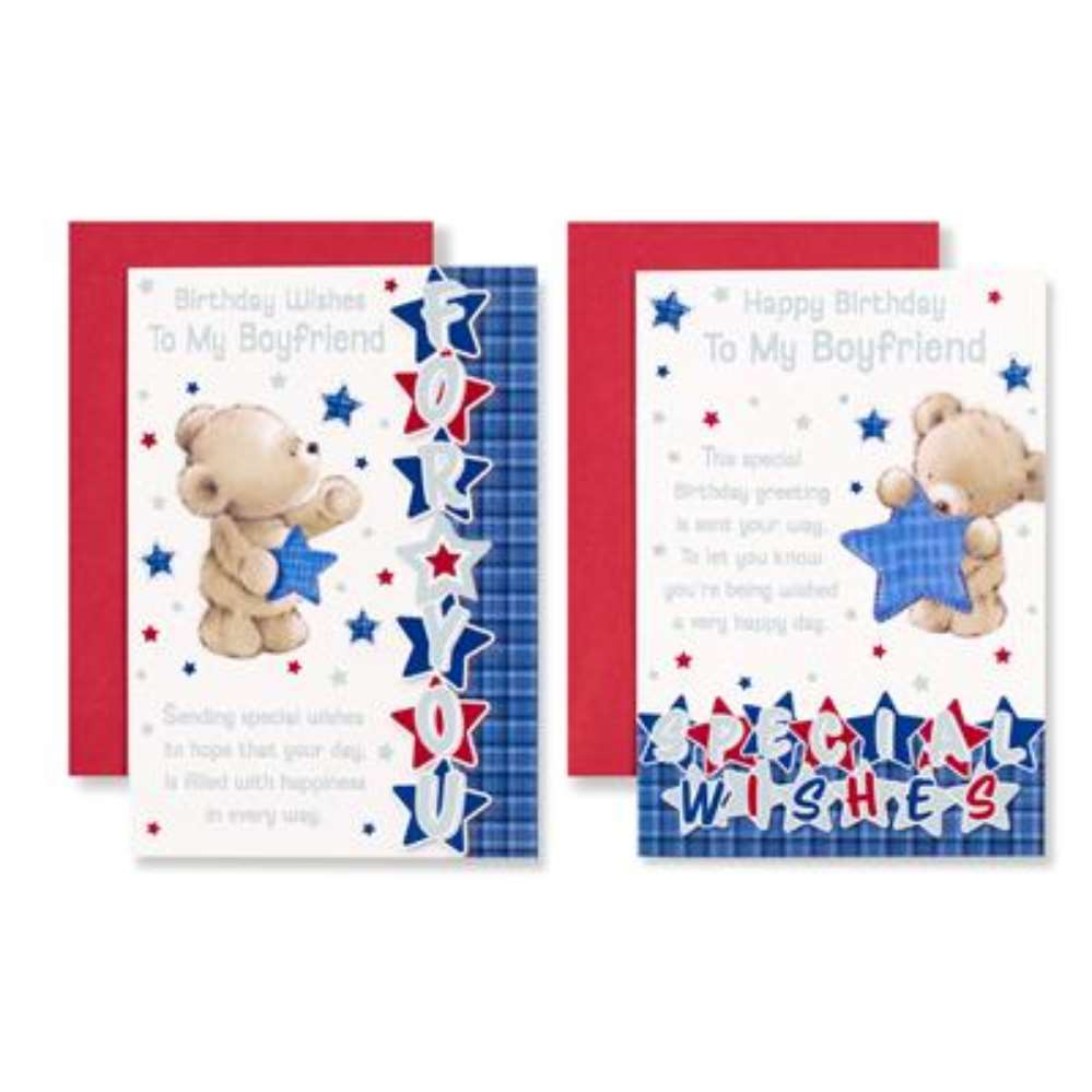 12pk Cards C50 Birthday Boyfriend - Tiger Feet Ireland