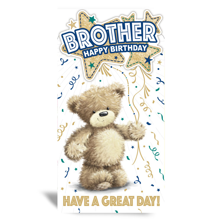 6pk Cards C55 Birthday Brother - Tiger Feet Ireland