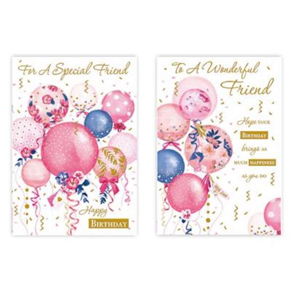12pk Cards C50 Birthday Friend - Tiger Feet Ireland