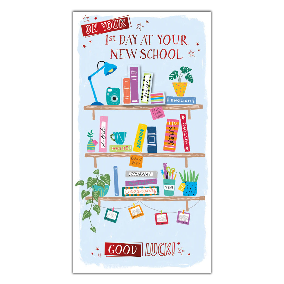 6pk Cards C55 1st Day At New School - Tiger Feet Ireland