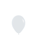 50ct Latex Balloon 5in White Sempertex - Tiger Feet Ireland