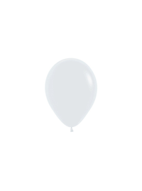 50ct Latex Balloon 5in White Sempertex - Tiger Feet Ireland