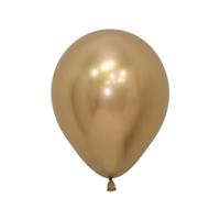 50ct Latex Balloon 5in Reflex Gold Sempertex - Tiger Feet Ireland