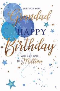 6pk Cards C75 Birthday Grandad - Tiger Feet Ireland