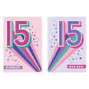 12pk Cards C50 Birthday Age 15 - Tiger Feet Ireland