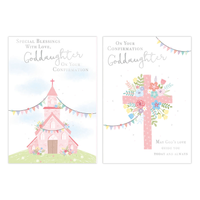 12pk Cards C50 Confirmation Goddaughter - Tiger Feet Ireland