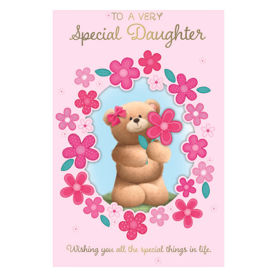6pk Cards C75 Birthday Daughter - Tiger Feet Ireland