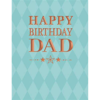 6pk Cards C50 Birthday Dad - Tiger Feet Ireland