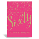 6pk Cards C50 Birthday Age 60 - Tiger Feet Ireland