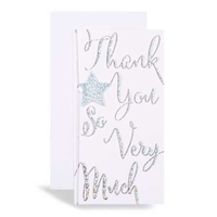6pk Cards 55 Thank You - Tiger Feet Ireland