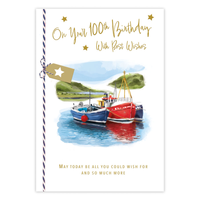 6pk Cards C90 Birthday Age 100 - Tiger Feet Ireland