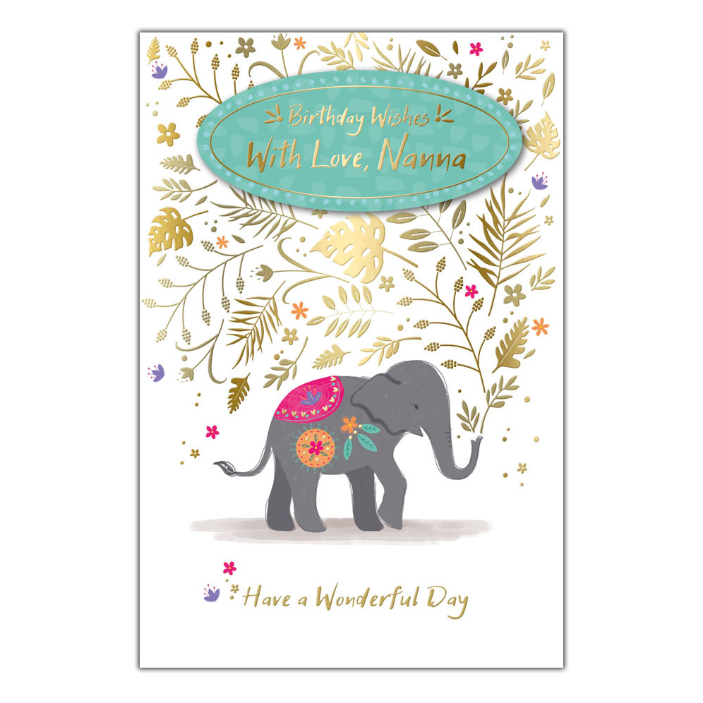 6pk Cards C75 Birthday Nanna - Tiger Feet Ireland