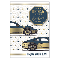 6pk Cards C90 Birthday Brother - Tiger Feet Ireland