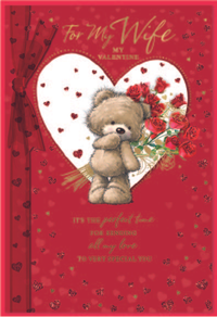 Simon Elvin 6 Pack Cards C50 Valentine's Day Wife - Tiger Feet Ireland