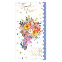 6pk Cards C55 Birthday Friend - Tiger Feet Ireland