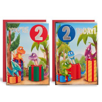 12pk Cards C50 Birthday Age 2 - Tiger Feet Ireland