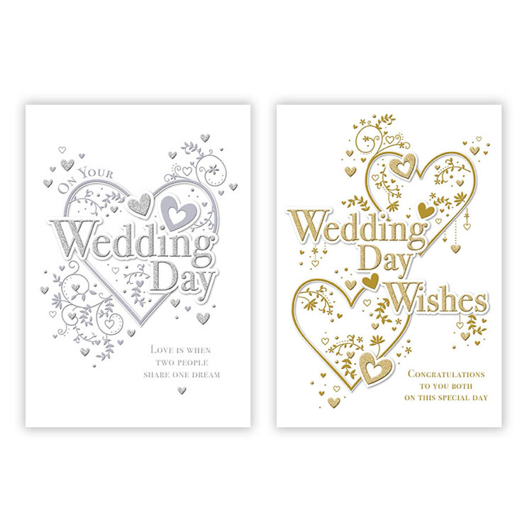12pk Cards C50 Wedding Day - Tiger Feet Ireland