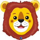 Foil Balloon 25" Supershape Lion Head - Tiger Feet Ireland