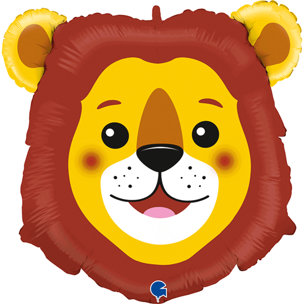 Foil Balloon 25" Supershape Lion Head - Tiger Feet Ireland