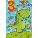 6pk Cards C50 Birthday Age 3 - Tiger Feet Ireland