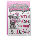 6pk Cards C75 Birthday Granddaughter - Tiger Feet Ireland
