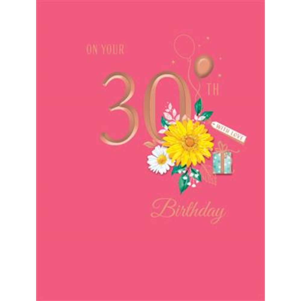 6pk Cards C50 Birthday Age 30 - Tiger Feet Ireland