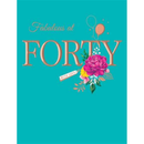 6pk Cards C50 Birthday Age 40 - Tiger Feet Ireland