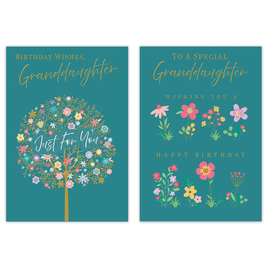 Poppyhill C50 Birthday Granddaughter 12pk