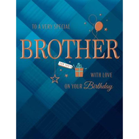 6pk Cards C50 Birthday Brother - Tiger Feet Ireland